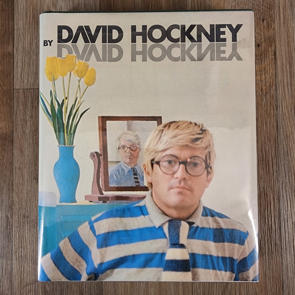 David Hockney by David Hockney 1977 First Edition Harry N Abrams Art Monograph